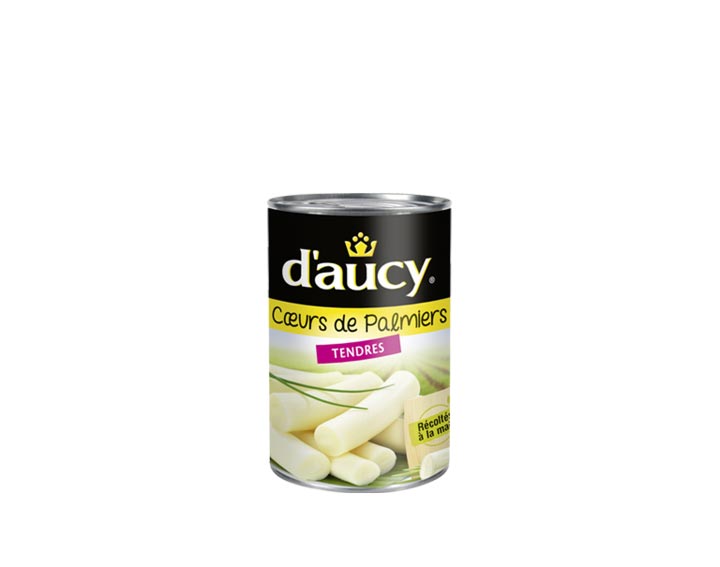 Les coeurs de palmier tendres d'aucy