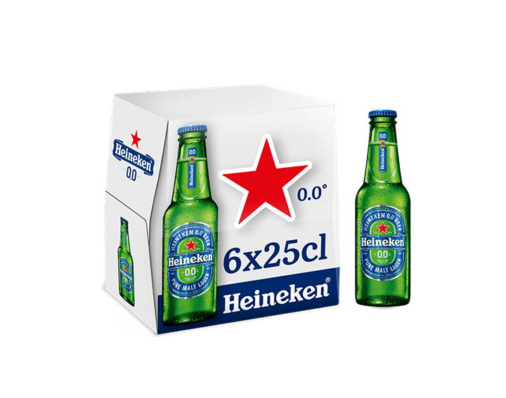 Heineken 0.0 Bière Blonde 6x25cl 0.0°
