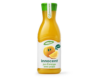 Jus d'orange avec pulpe 