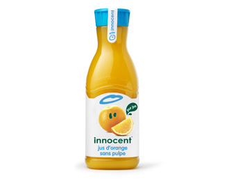 Jus d'orange sans pulpe 