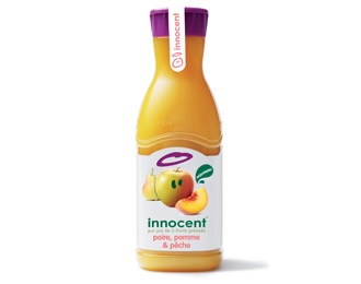 Jus de poire, pomme & pêche