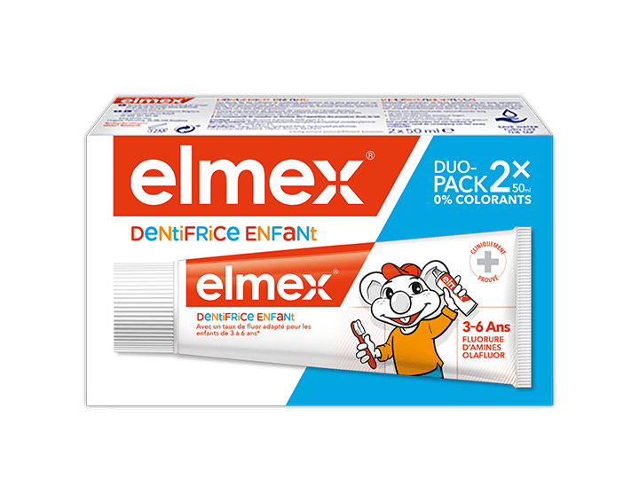 Dentifrice Enfant 3-6 ans 2x50ml