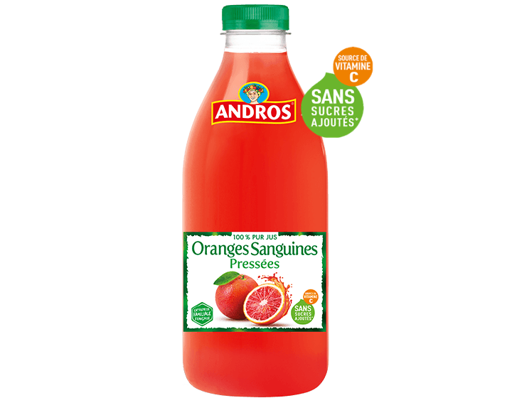 Pur Jus d’Oranges Sanguines Pressées 1L