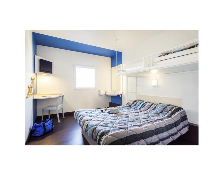 Chambre TRIO - 1 à 3 personnes