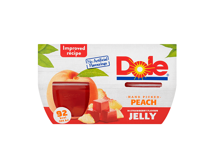 Peach In Strawberry Jelly (4x123g)