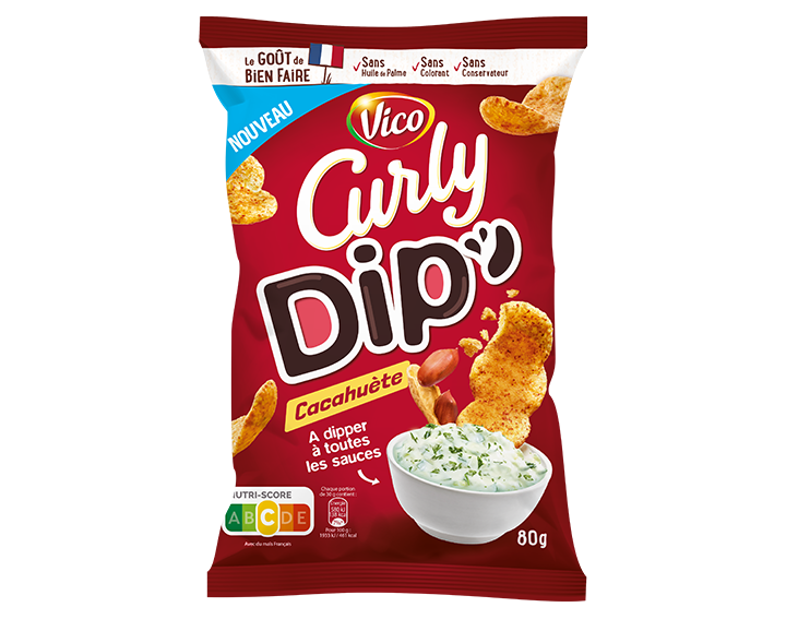 Curly Dip' Cacahuète - 80g 