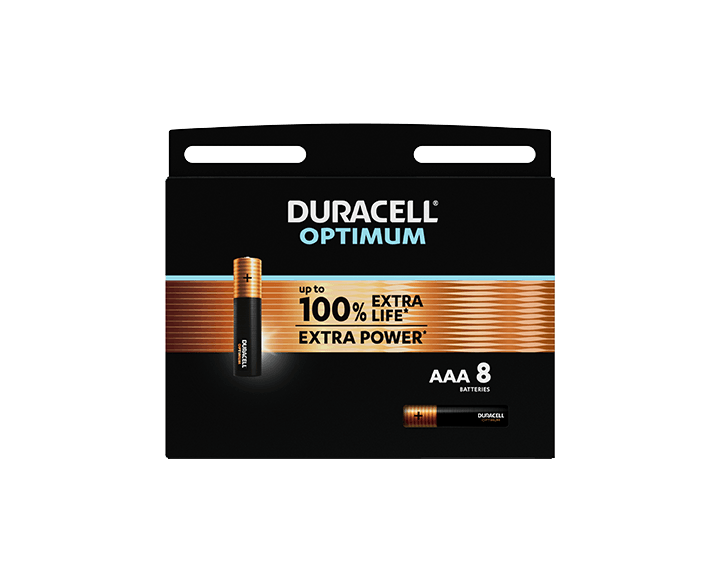 Duracell Optimum AAA 8 Piles