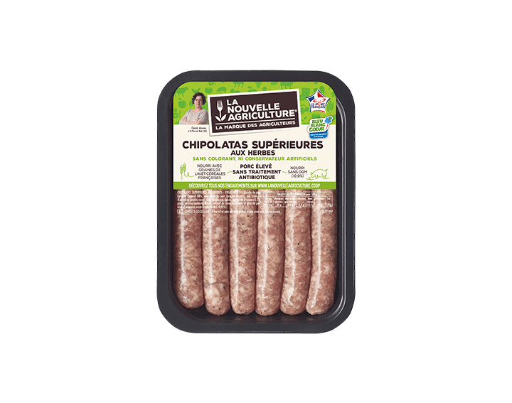 Chipolatas Supérieures Aux Herbes x6 330g