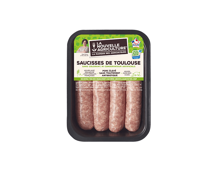 Saucisses de Toulouse x4 500g