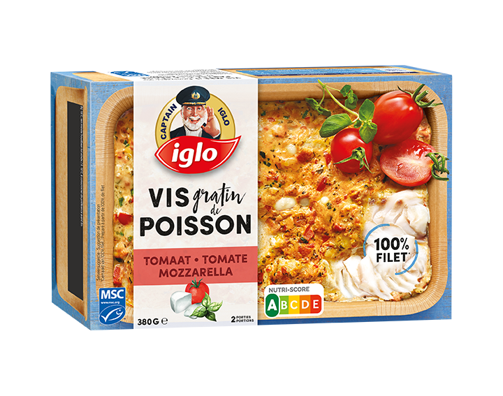 Gratin de poisson tomate mozzarella 380g