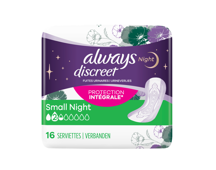 Serviettes 2 gouttes Small Night x16