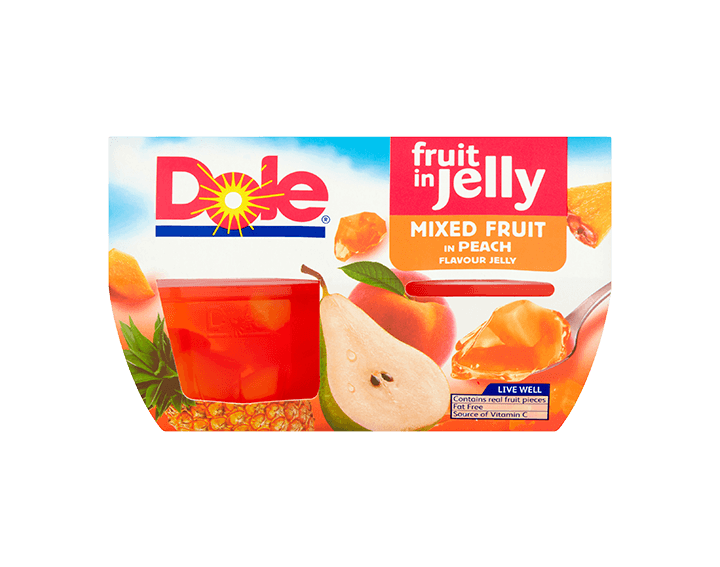 Peach In Strawberry Jelly (4x123g)