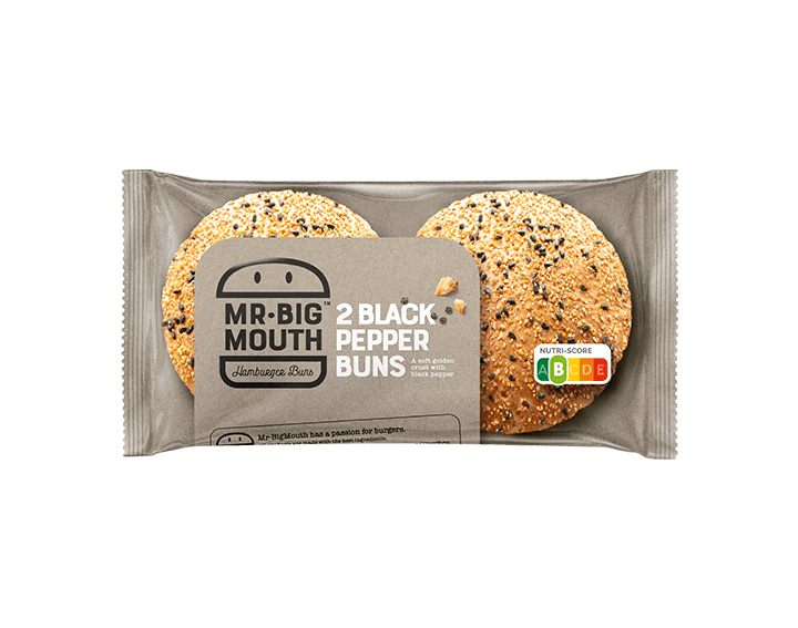 Pain Hamburger Poivre Noir 2x90g