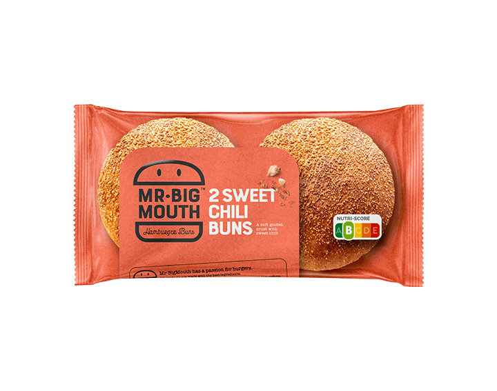 Hamburger Broodje Sweet Chili 2x90g