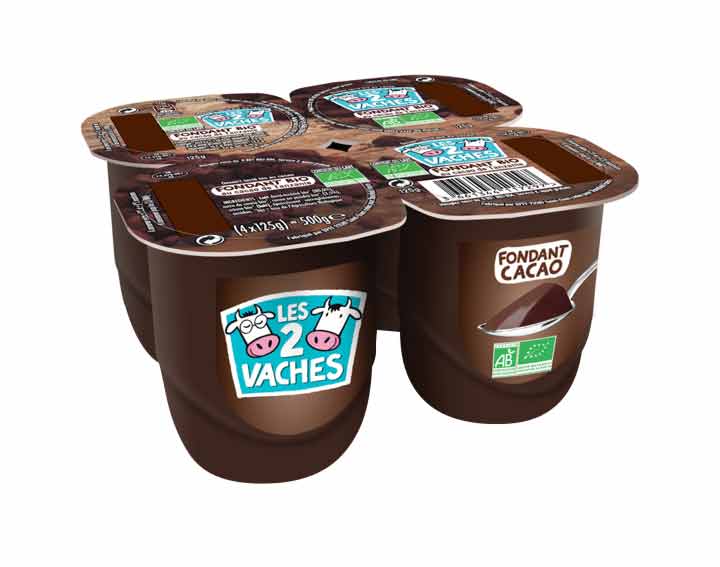 Fondants Bio au Cacao Les 2 Vaches