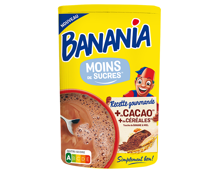 Poudre chocolatée moins de sucres 750g