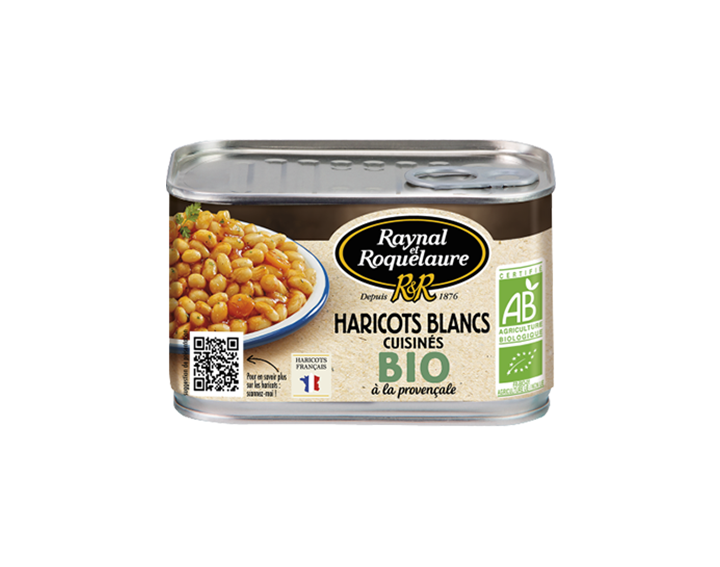Haricots blancs cuisinés BIO à la Provençale - 400g