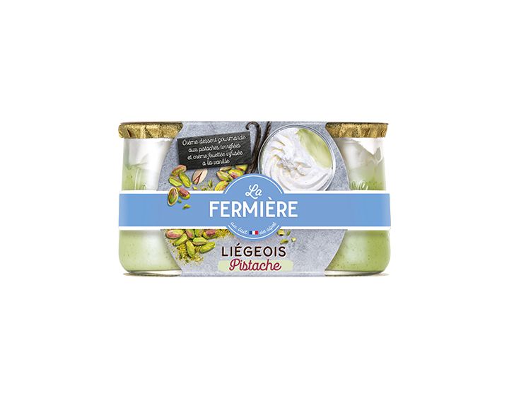 Liégeois à la pistache 
