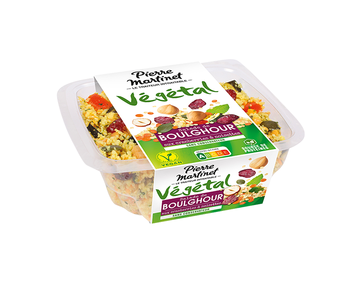 Salade de Boulghour, cranberries et noisettes