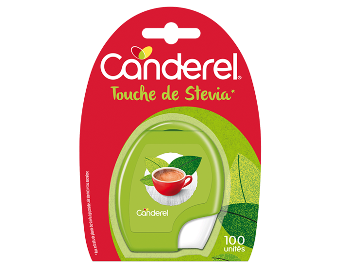 Distributeur Canderel Touche de Stevia* 100 unités