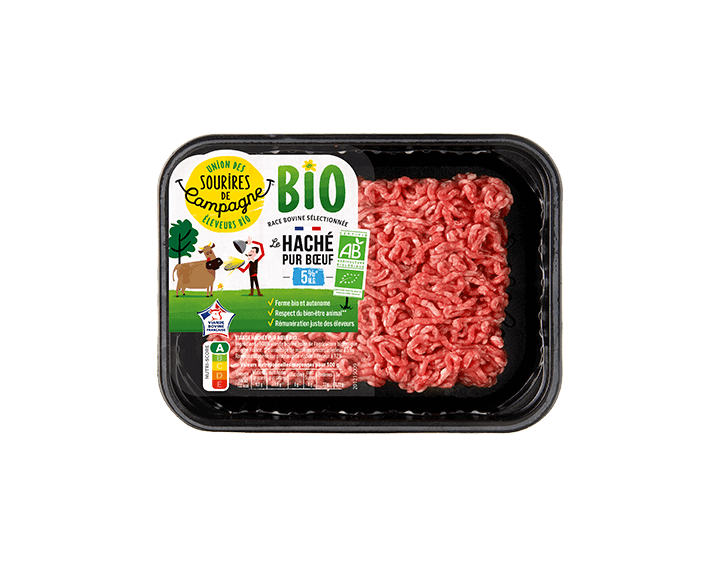 Haché vrac 5% MG (350g)