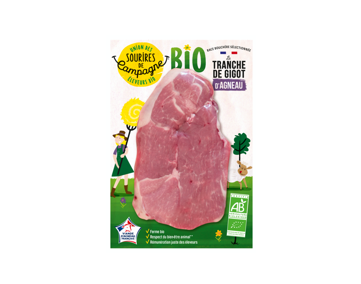 Tranche de gigot d’agneau