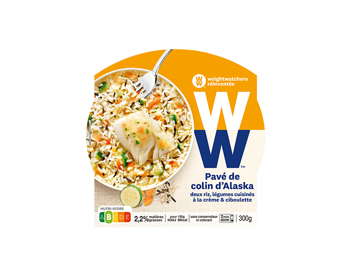 Pavé de Colin d'Alaska & deux riz 300g