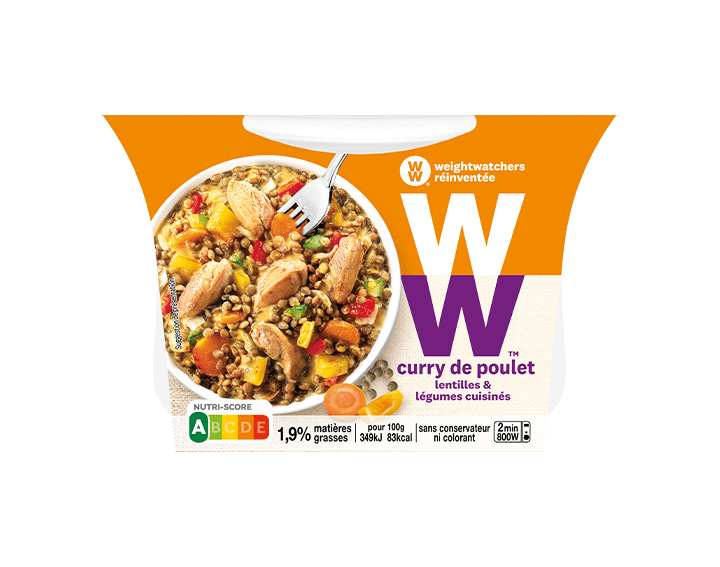 Cassolette Curry de Poulet & Lentilles 300g