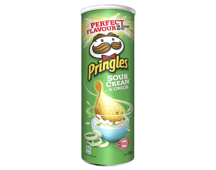 Pringles Saveur Sour Cream and Onion 175g