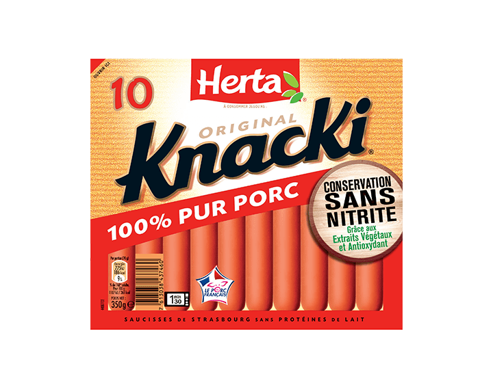 KNACKI®x10 Conservation Sans Nitrite