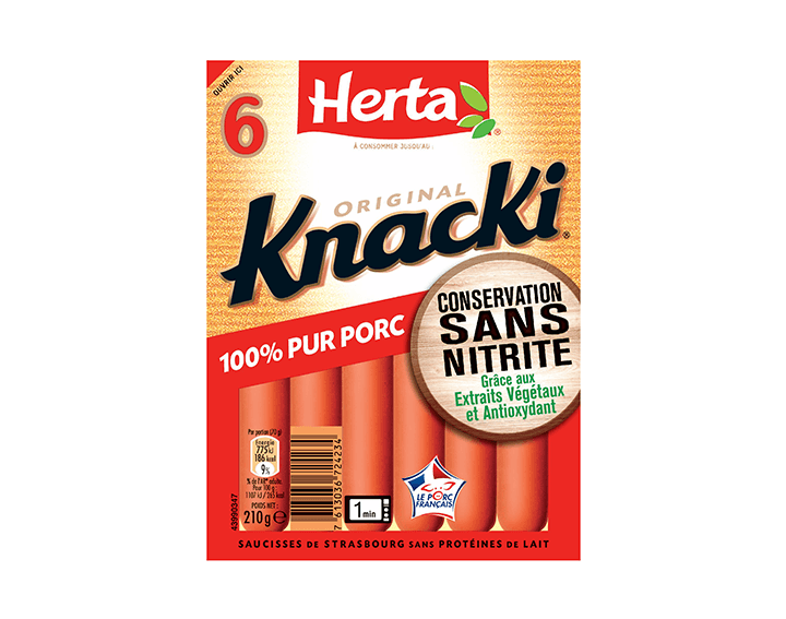 KNACKI®x6 Conservation Sans Nitrite