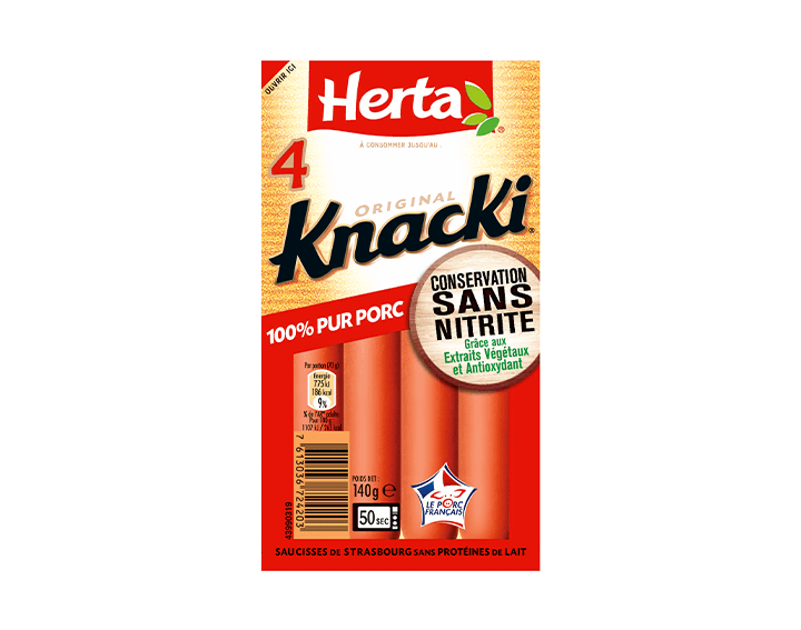 KNACKI®x4 Conservation Sans Nitrite