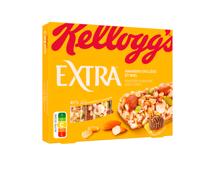 Barres Extra Amandes Grillées et Miel