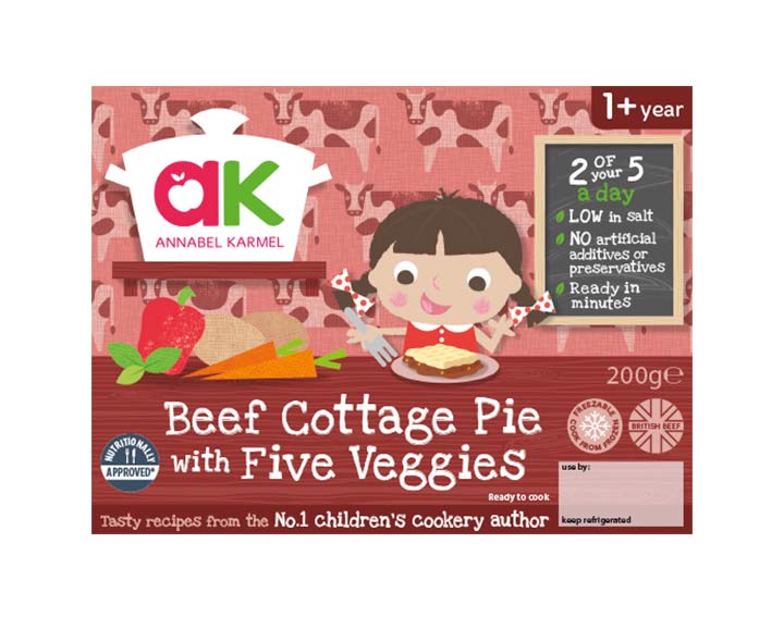 Beef Cottage Pie with Five Veggies