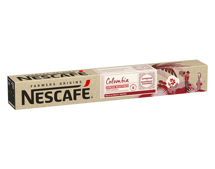 COLOMBIA Espresso décaféiné (intensité 6)