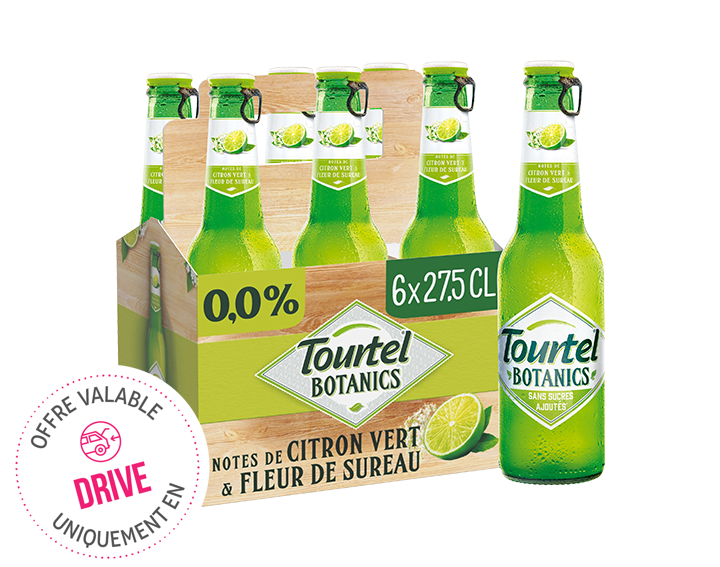 Tourtel Botanics Citron Vert Sureau 6x27,5cl