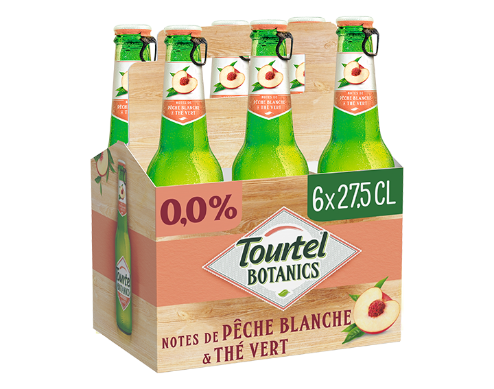 Tourtel Botanics Peche The Vert 6x27,5cl