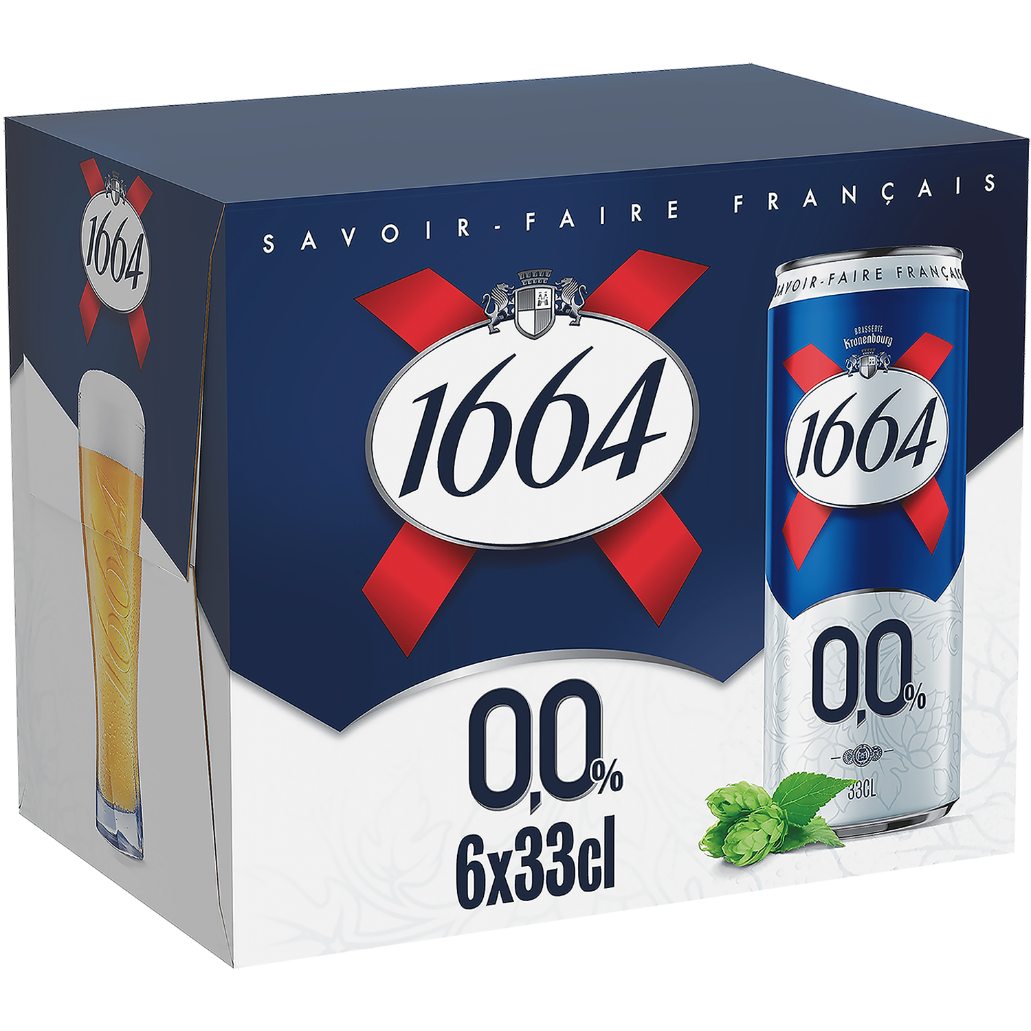 1664 Blonde Sans Alcool 0.0° - 6x33cl