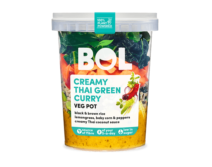 Creamy Thai Green Curry Veg Pot 345g