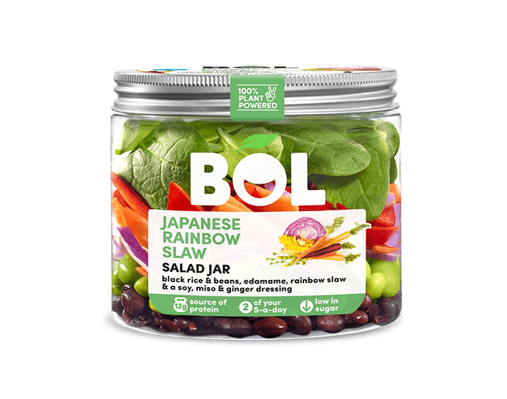 Japanese Rainbow Slaw Salad Jar 350g