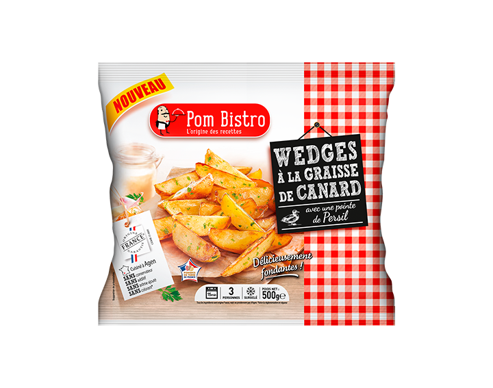 Wedges à la graisse de canard - 500g