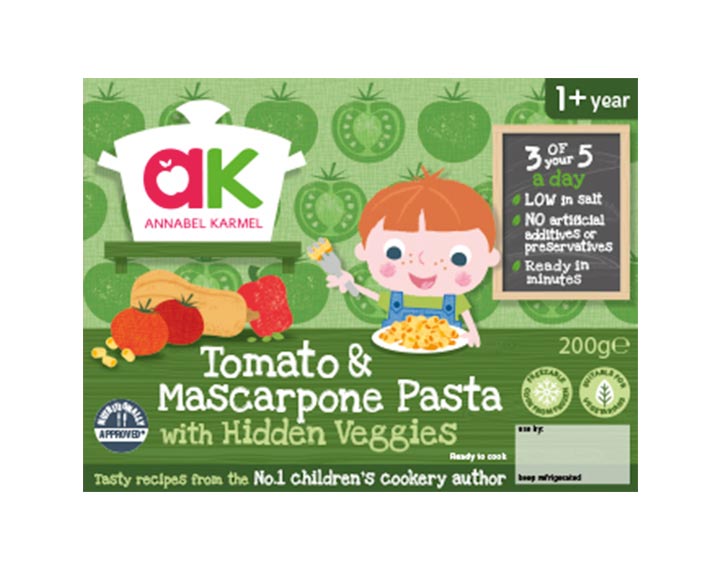 Tomato & Mascarpone Pasta with Hidden Veggies