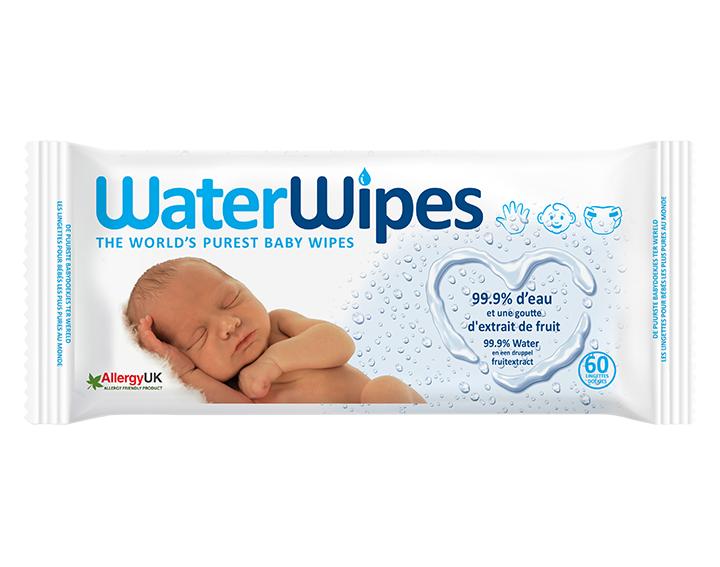Waterwipes Lingettes Bébé à l'eau x60
