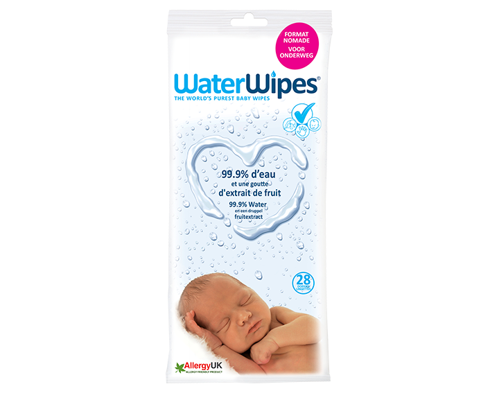 Waterwipes Lingettes Bébé à l'eau x28