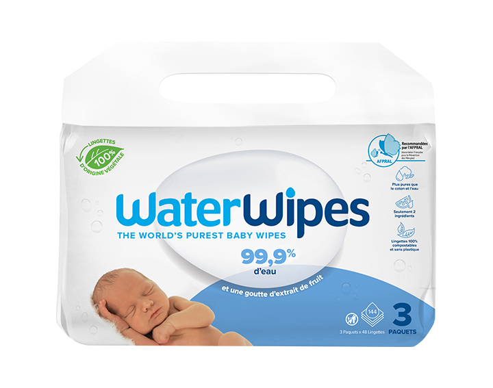 Waterwipes Lingettes Bébé Compostables 3x48