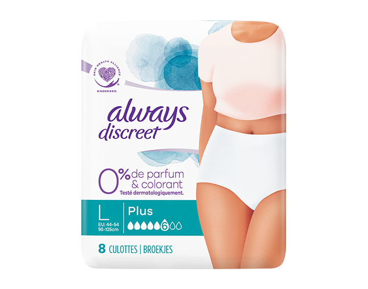 Culotte Plus 0% L x8