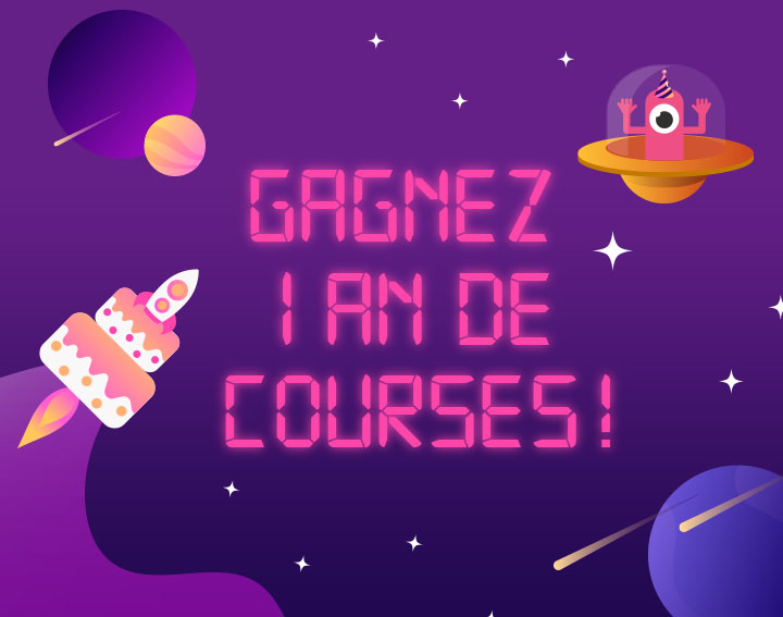 1 an de courses à gagner !
