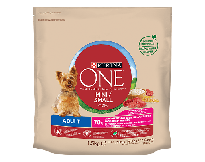 Chien Adulte, Riche en Boeuf, 1.5kg