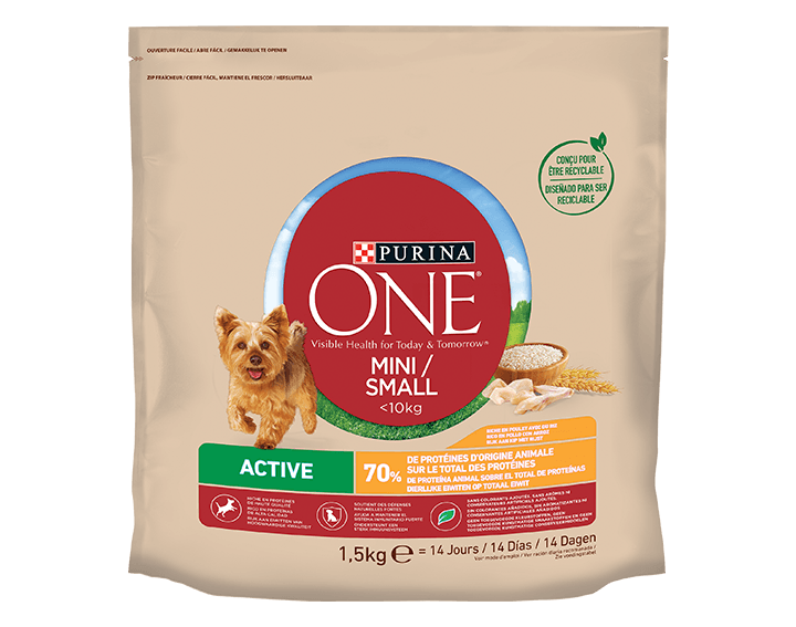 Chien Adulte Actif, Riche en poulet, 1.5kg
