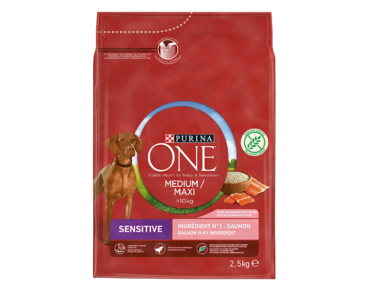 Chien Sensible, Riche en Saumon, 2.5kg